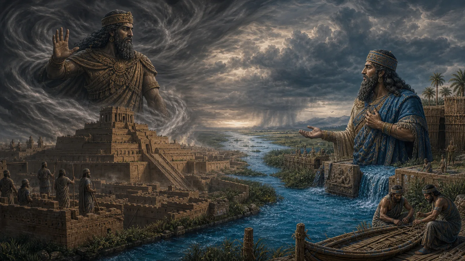 Enlil ile Enki Arasındaki Mücadele